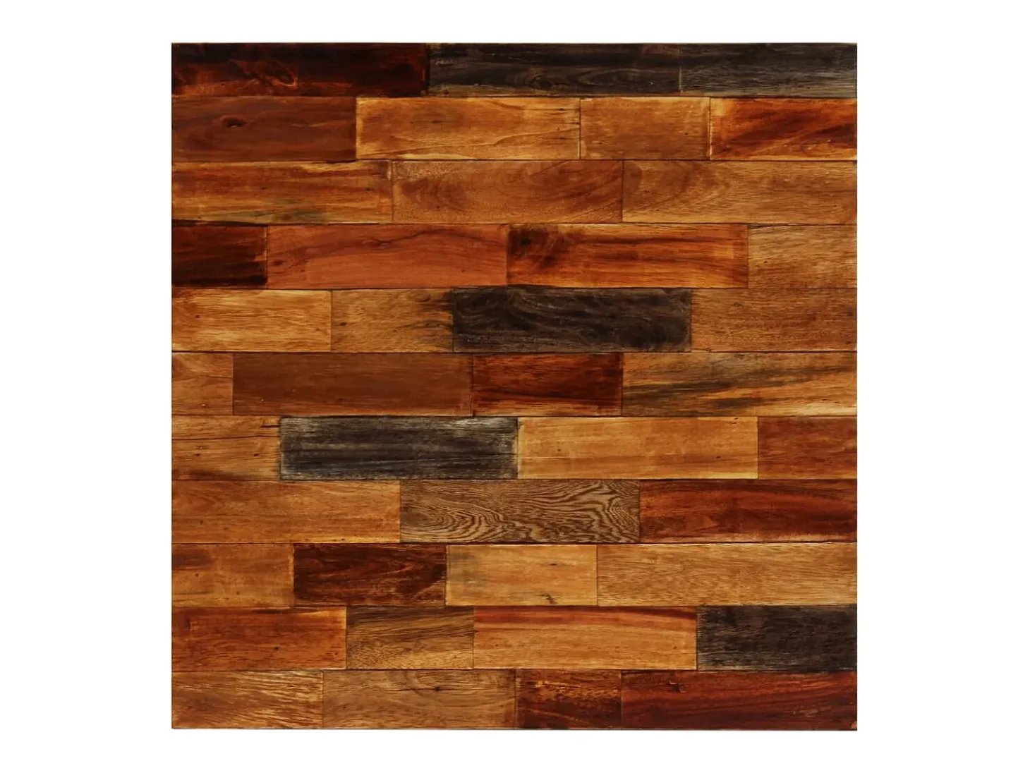 Mesa de bar madera maciza reciclada 70x70x106 cm ES379353