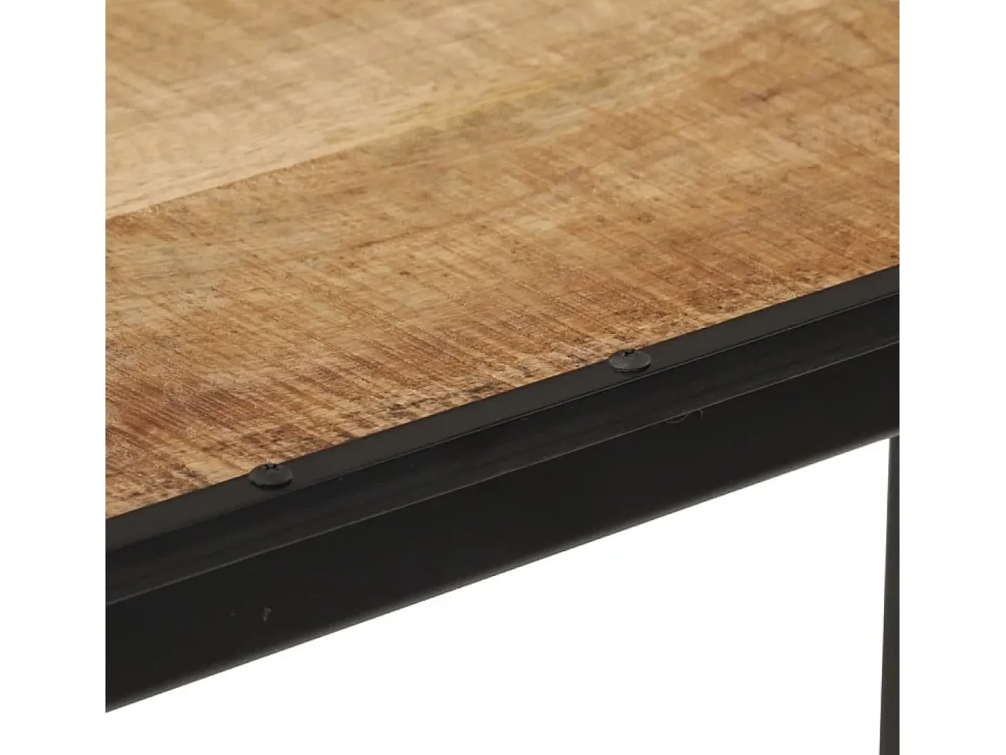 Mesa de bar madera maciza de mango rugoso 110x55x107 cm