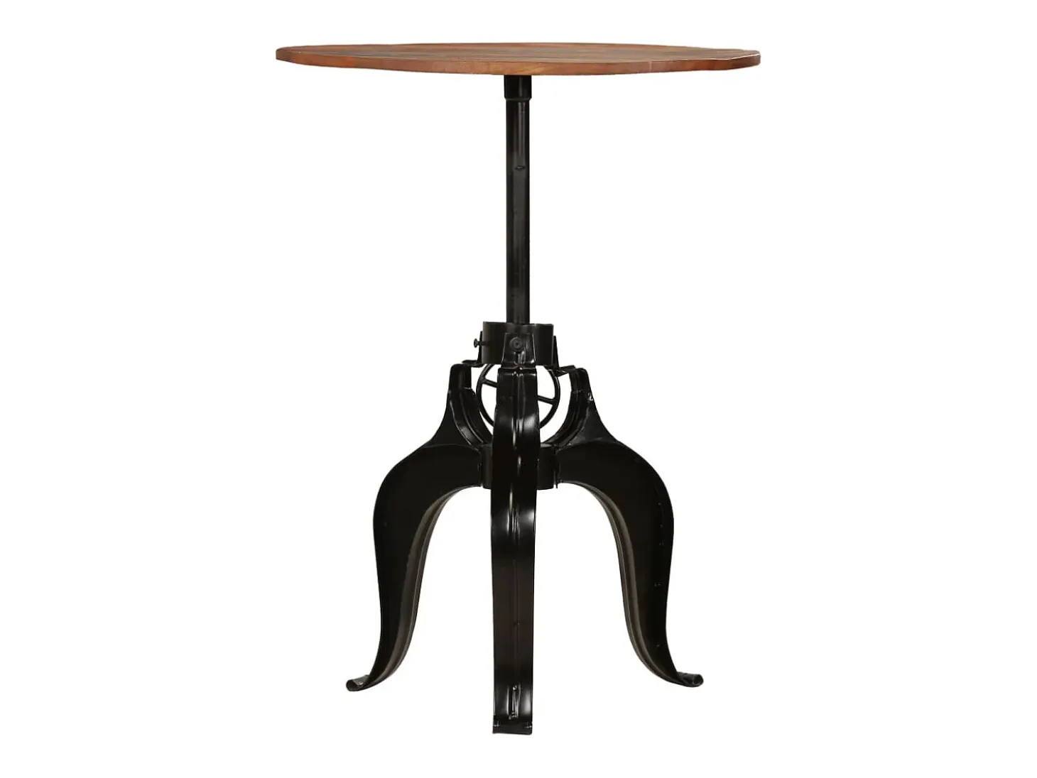 Mesa de bar madera maciza reciclada 75x(76-110) cm ES523861