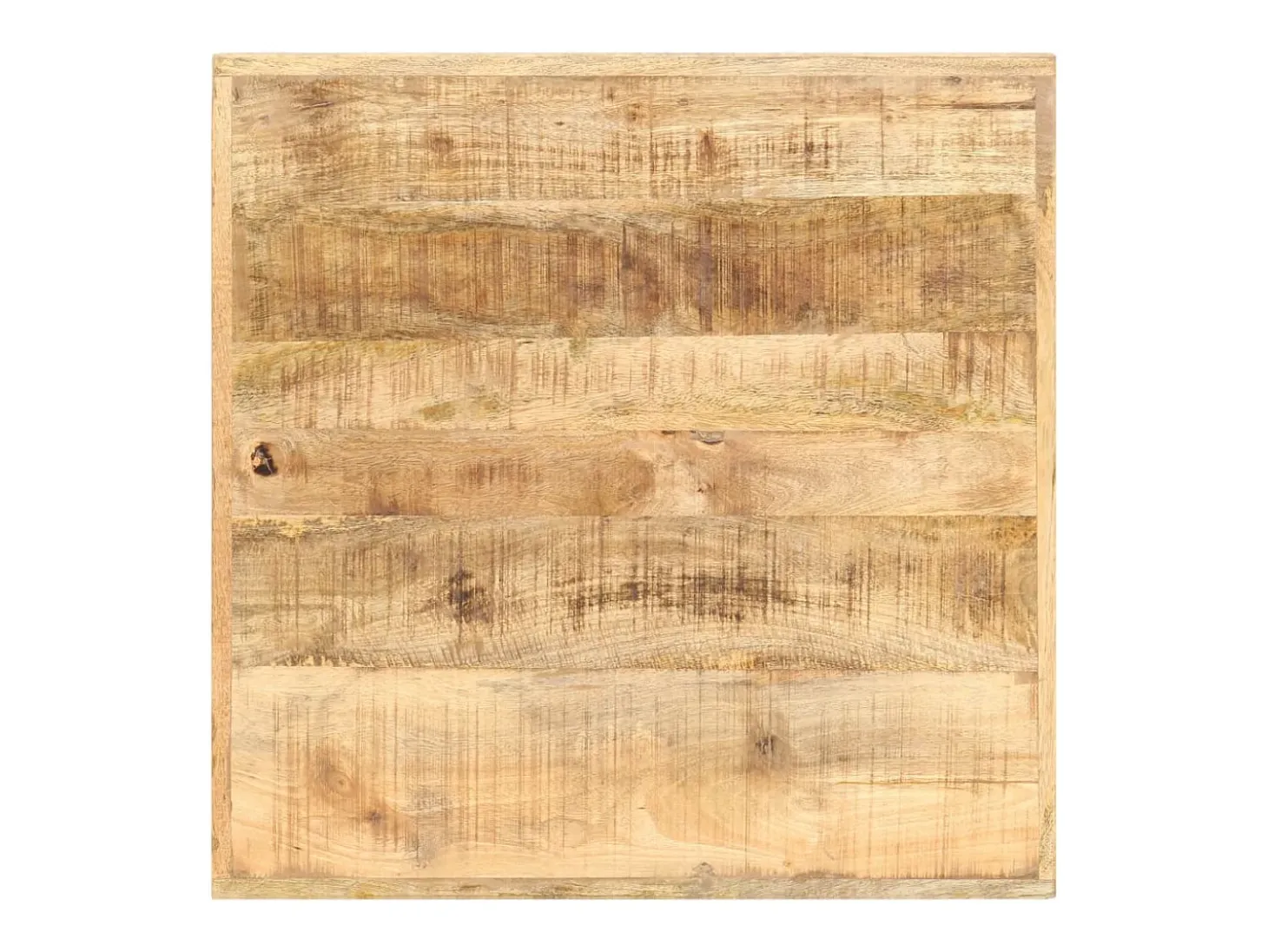 Mesa de bar madera maciza de mango rugosa 60x60x107 cm