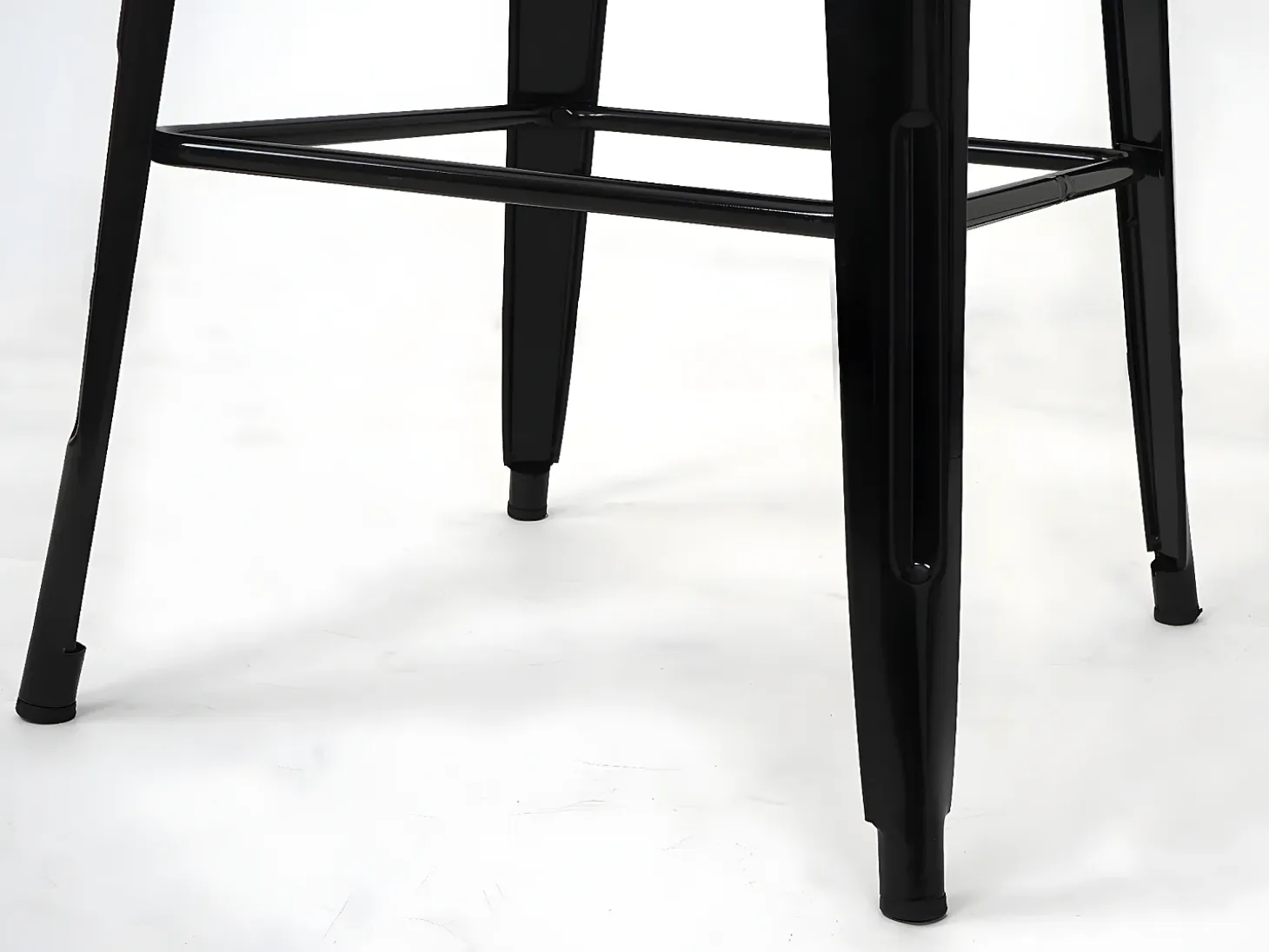 Mesa de bar metálica MCW-A73, negro