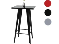 Mesa de bar metálica MCW-A73, negro