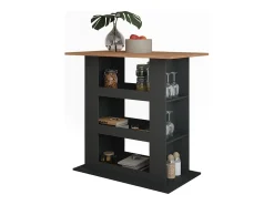 Mesa de bar oro power roble/antracita 110x65x106 repose