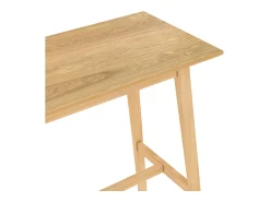 Mesa de bar rectangular de madera clara, 4 personas - Buvette