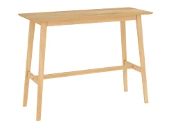 Mesa de bar rectangular de madera clara, 4 personas - Buvette