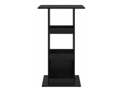 Mesa de Bar Roble Negro 60 x 60 x 100 cm Madera contrachapada