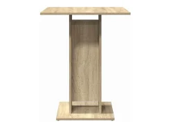 Mesa de bistró contrachapada color roble Sonoma 60x60x75 cm