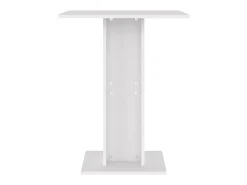 Mesa de bistró de madera contrachapada blanco 60x60x75 cm ES624759