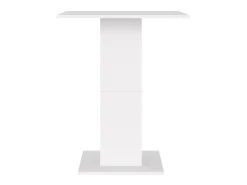 Mesa de bistró de madera contrachapada blanco 60x60x75 cm ES624759
