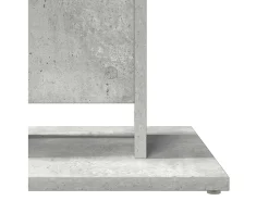 Mesa de bistró de madera contrachapada gris 60x60x75 cm