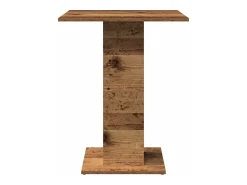 Mesa de bistró de madera de ingeniería envejecida 60x60x75 cm