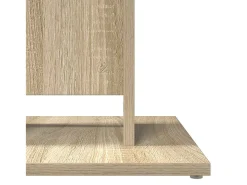 Mesa de bistró de roble Sonoma de 60 x 60 x 75 cm de madera de ingeniería