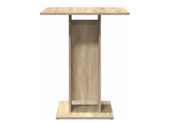 Mesa de bistró de roble Sonoma de 60 x 60 x 75 cm de madera de ingeniería