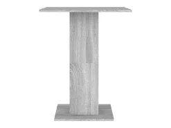 Mesa de bistró madera contrachapada gris Sonoma 60x60x75 cm