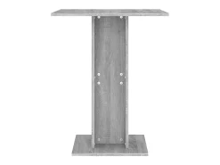 Mesa de bistró madera contrachapada gris Sonoma 60x60x75 cm ES490282