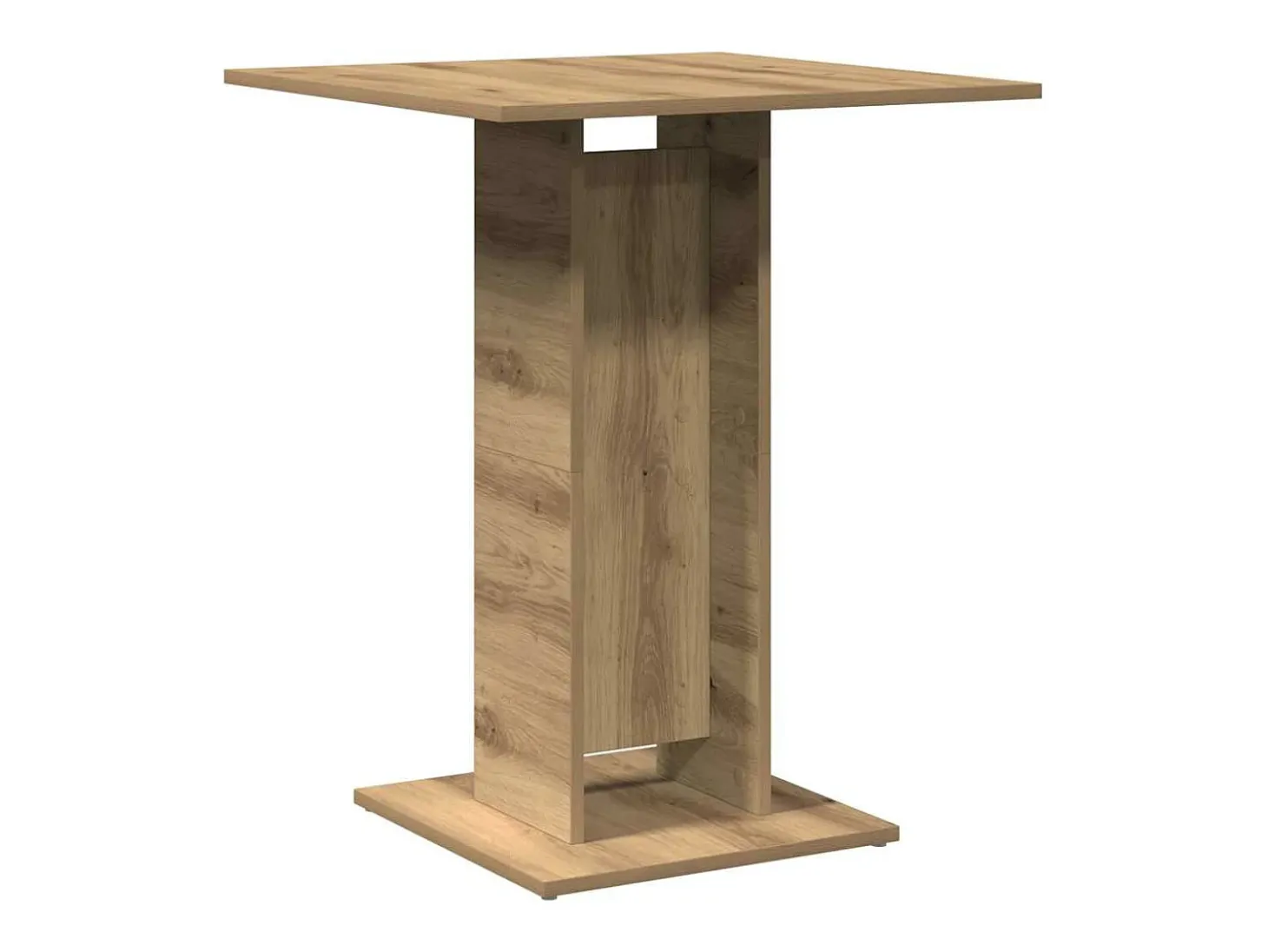 Mesa de bistró madera de ingeniería roble artisan 60x60x75 cm