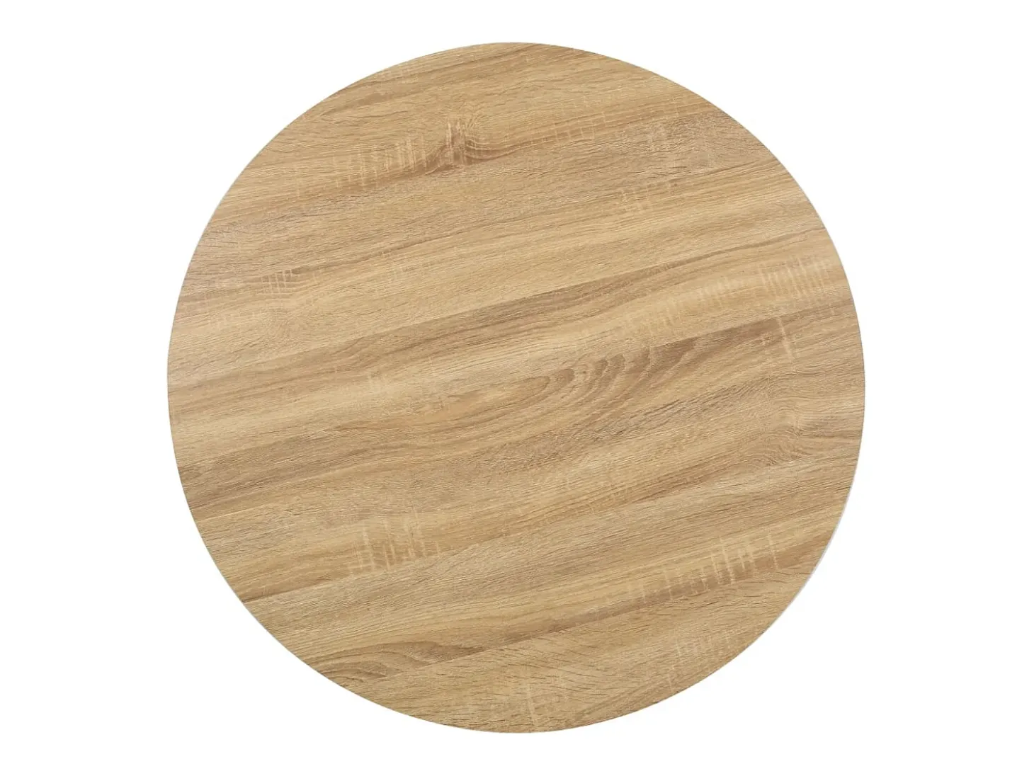 Mesa de bistró marrón claro de MDF de 80 cm