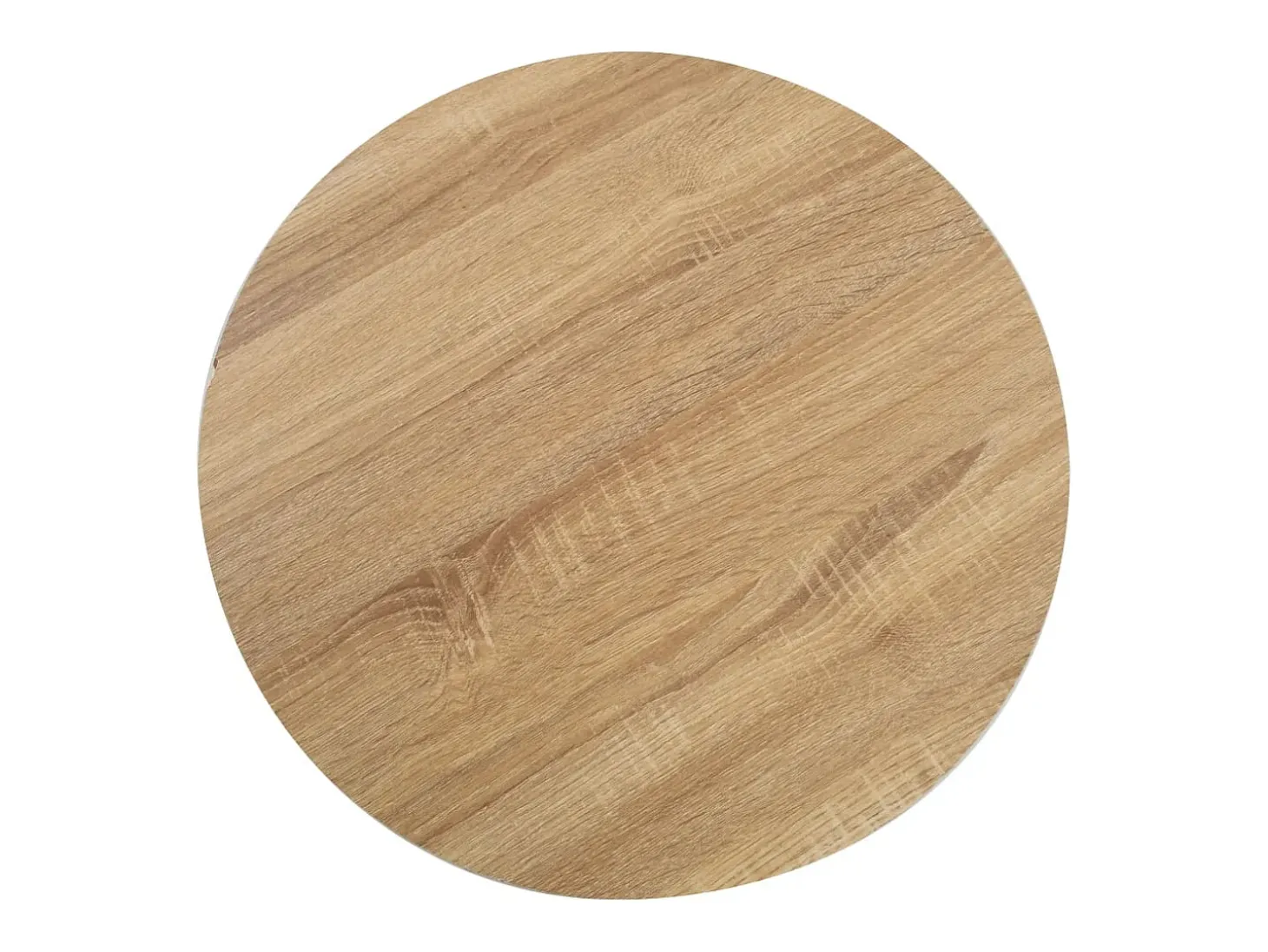 Mesa de bistró marrón claro de 80 cm de MDF