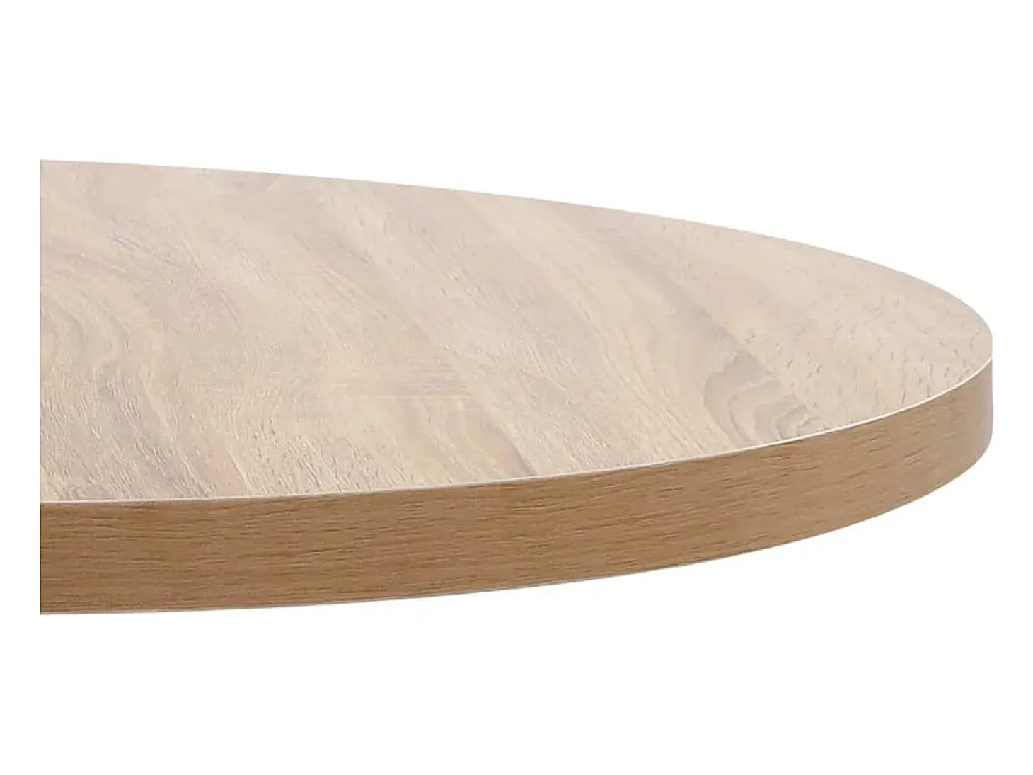 Mesa de bistró marrón claro de 80 cm de MDF