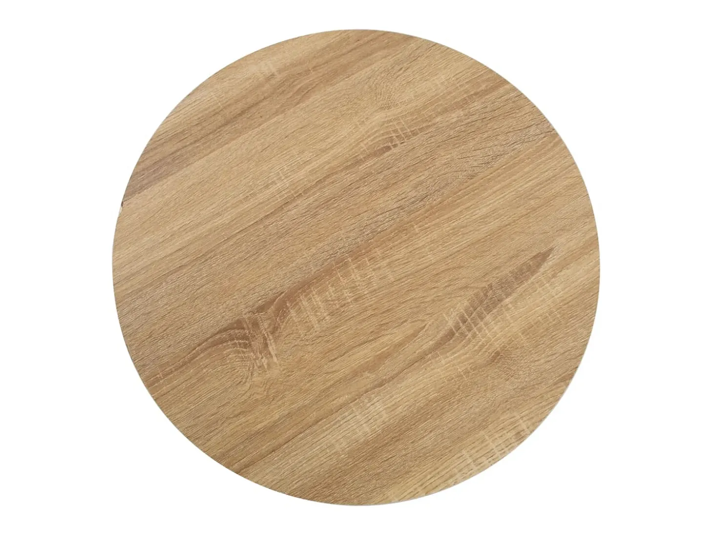 Mesa de bistró marrón claro de 50 cm de MDF