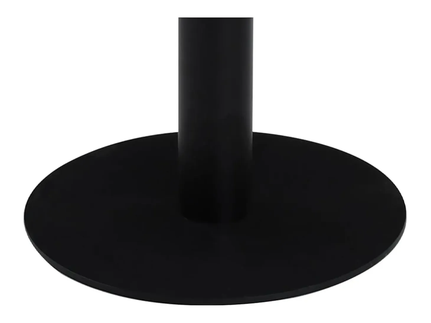 Mesa de bistró marrón claro de 50 cm de MDF