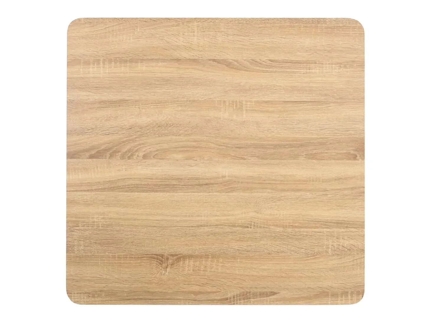Mesa de bistró marrón claro 80x80 cm MDF