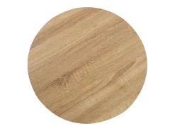 Mesa de bistró marrón claro de 60 cm de MDF