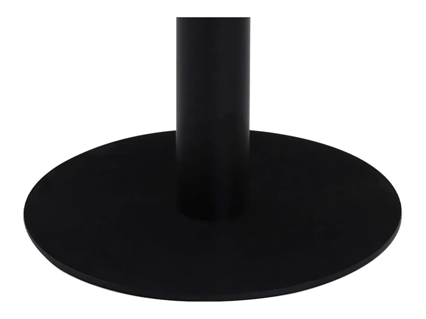 Mesa de bistró marrón claro de 60 cm de MDF