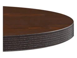 Mesa de bistró marrón oscuro de 60 cm de MDF