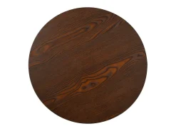 Mesa de bistró marrón oscuro de 60 cm de MDF