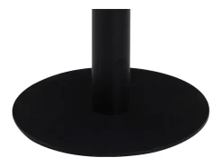 Mesa de bistró marrón oscuro de 60 cm de MDF