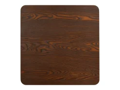 Mesa de bistró marrón oscuro 50x50 cm MDF