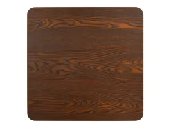 Mesa de bistró marrón oscuro 60x60 cm MDF