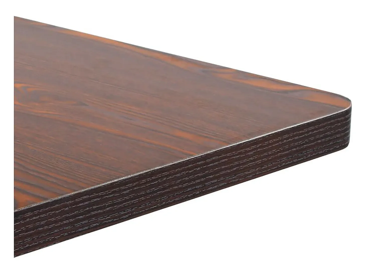 Mesa de bistró marrón oscuro 60x60 cm MDF