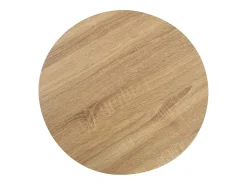 Mesa de bistró MDF marrón claro 80 cm