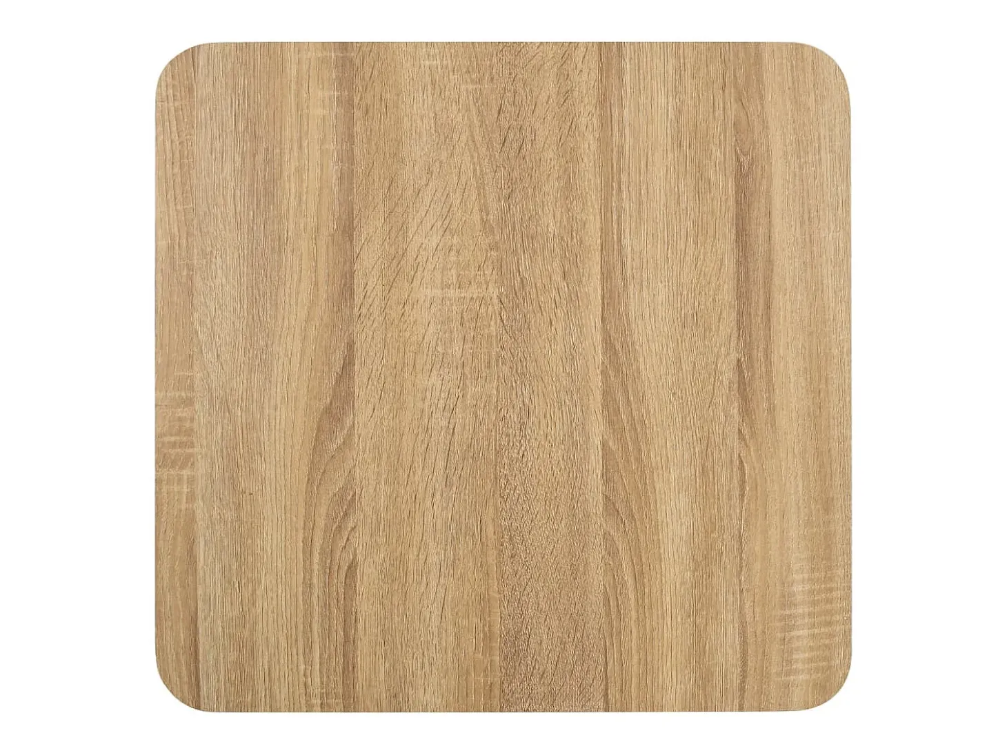 Mesa de bistró MDF marrón claro 50x50 cm