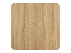 Mesa de bistró MDF marrón claro 50x50 cm