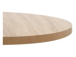Mesa de bistró MDF marrón claro 80 cm ES819771