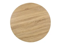 Mesa de bistró MDF marrón claro 80 cm ES819771