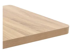 Mesa de bistró MDF marrón claro 60x60 cm