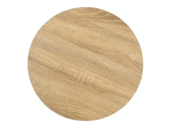 Mesa de bistró MDF marrón claro 40 cm