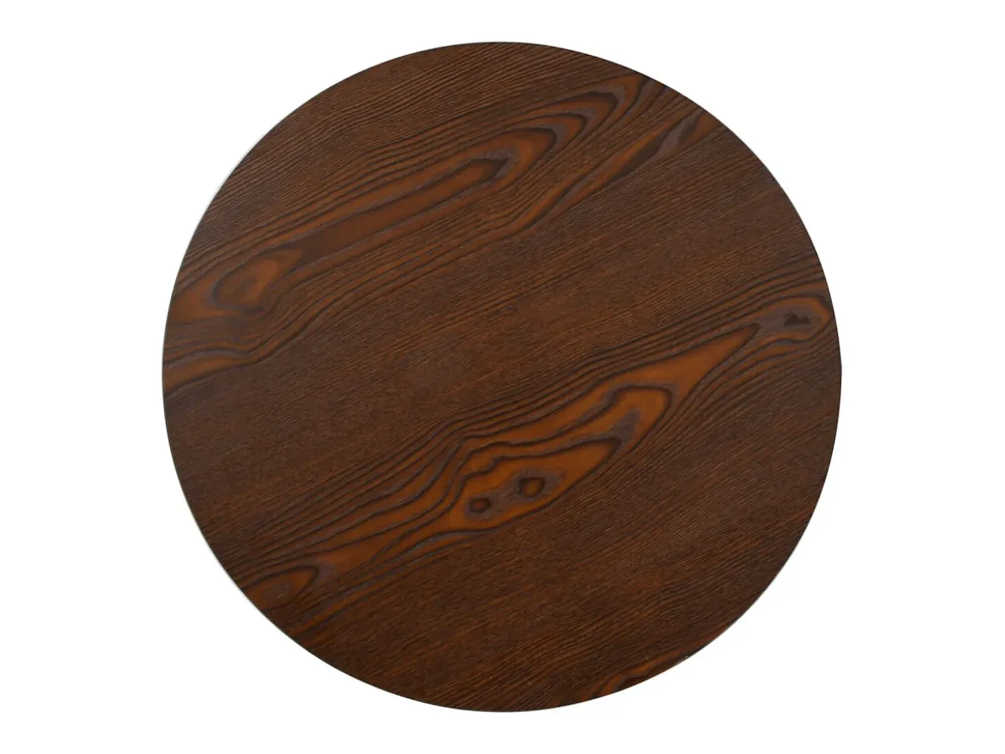Mesa de bistró MDF marrón oscuro 60 cm