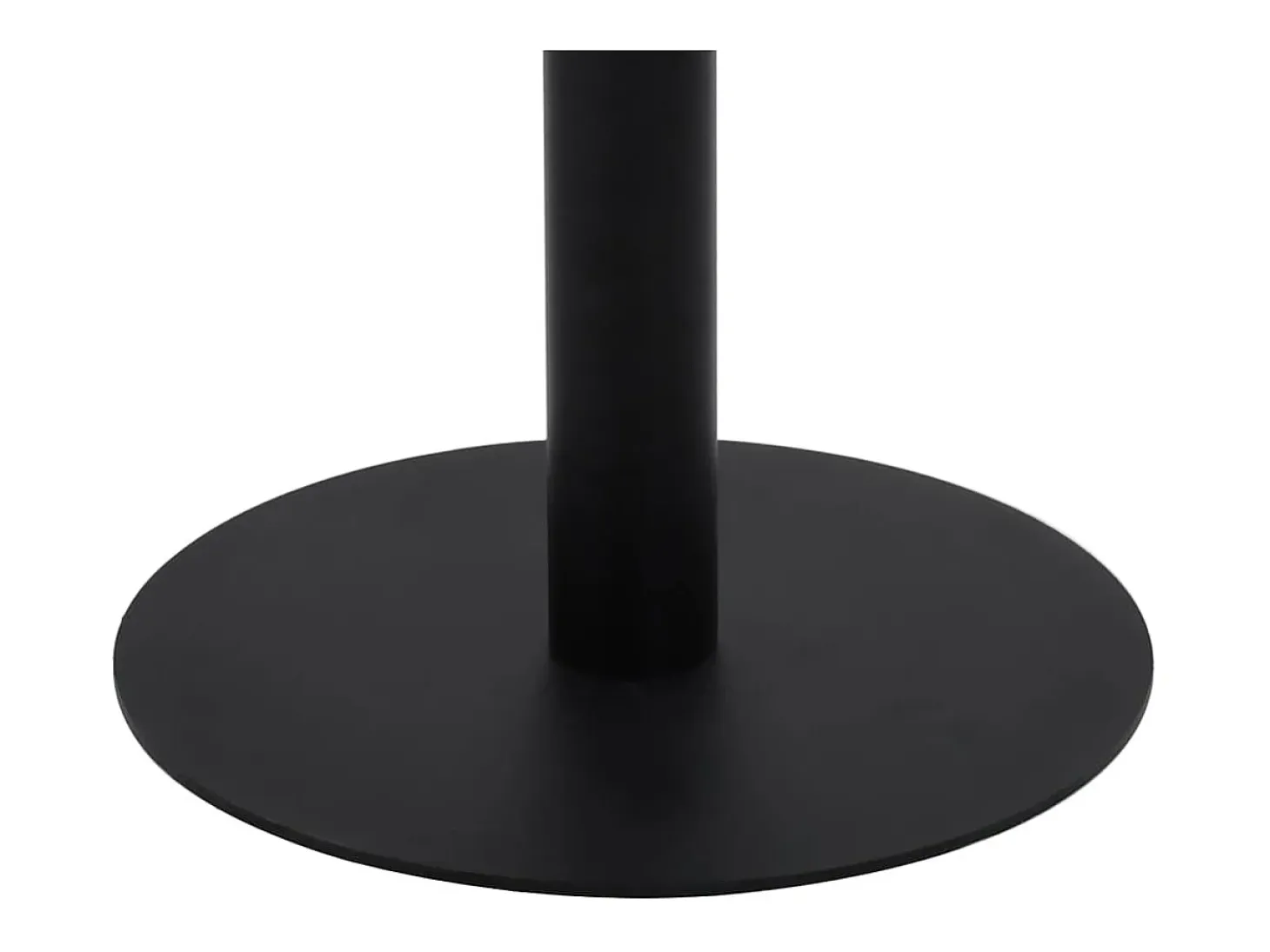 Mesa de bistró MDF marrón oscuro 80 cm