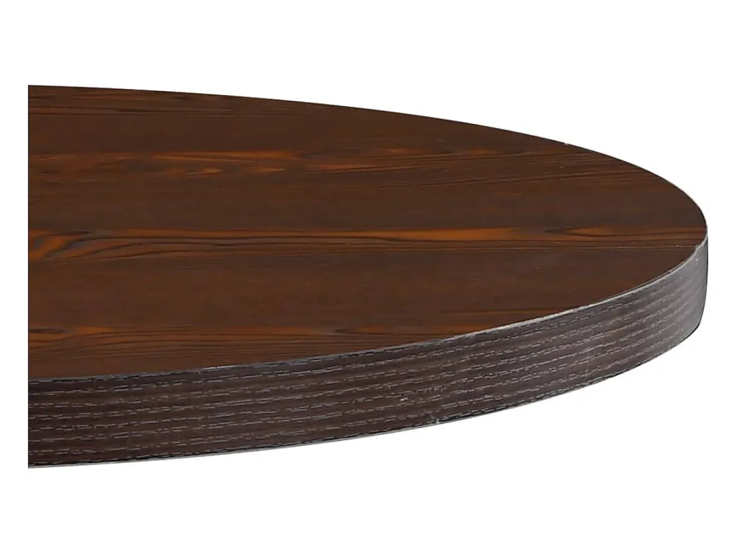 Mesa de bistró MDF marrón oscuro 80 cm