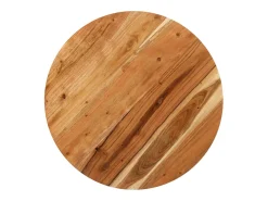 Mesa de bistró redonda madera maciza de mango Ø70x75 cm
