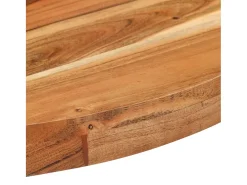 Mesa de bistró redonda madera maciza de mango Ø70x75 cm