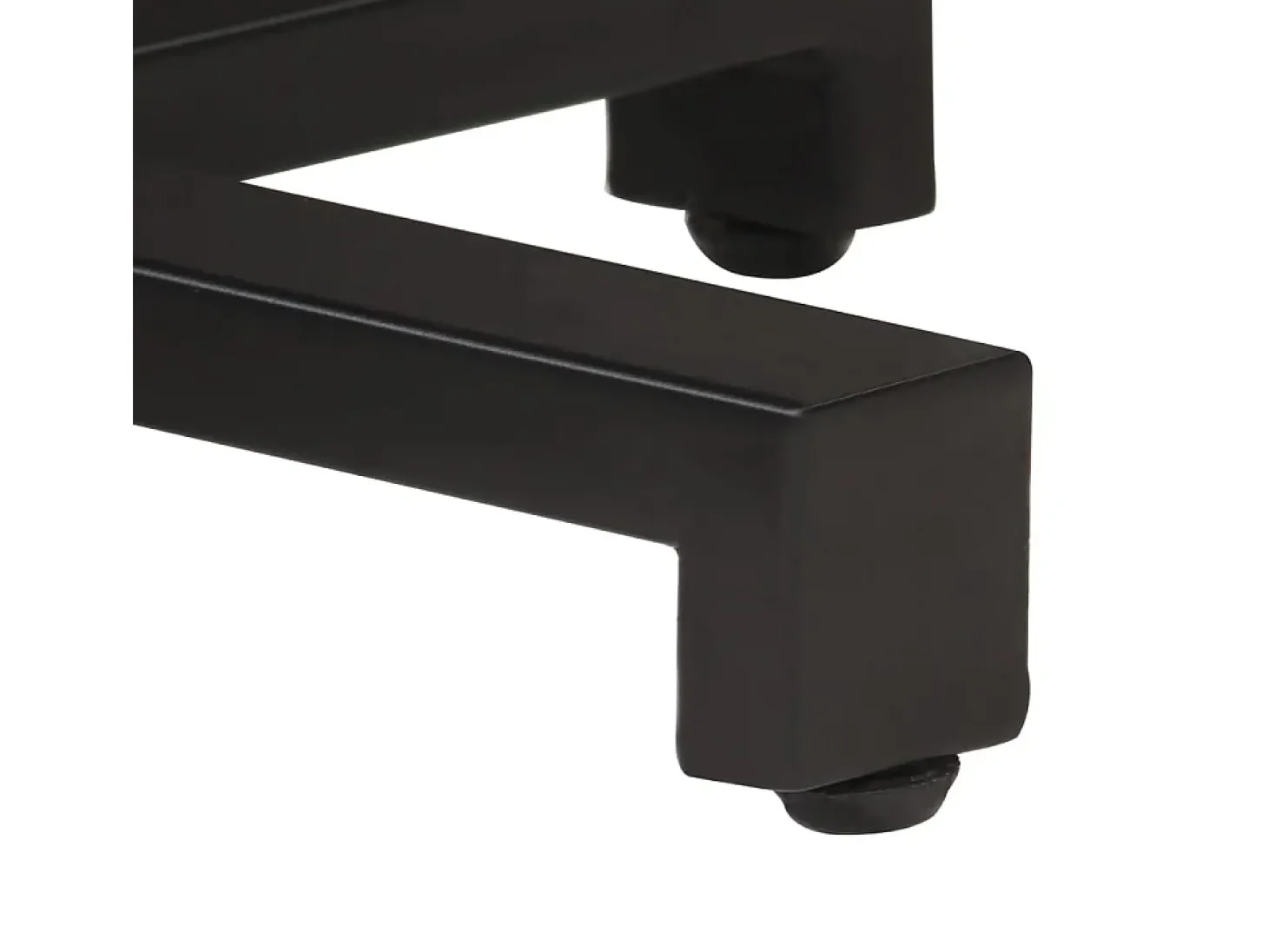 Mesa de bistró redonda madera de mango rugosa Ø60x75 cm