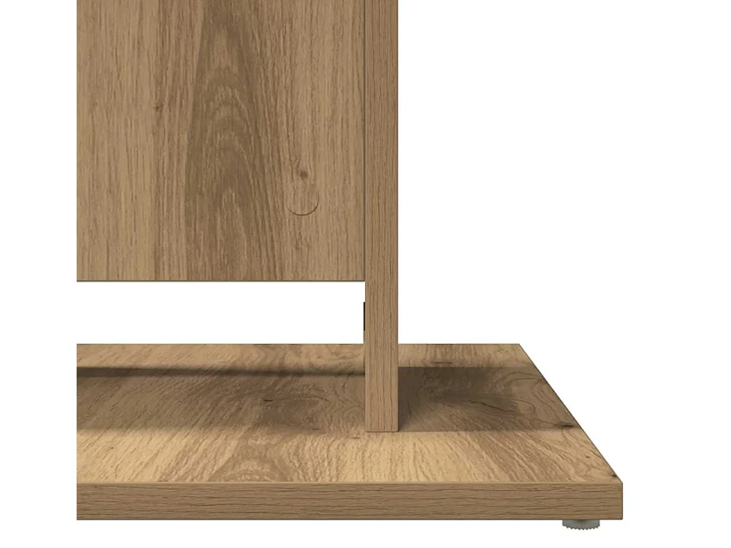 Mesa de bistro de roble artesanal 60x60x75 cm madera de ingeniería
