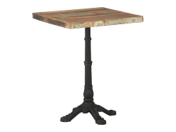 Mesa de bistro 60x60x76 cm Madera maciza recuperada