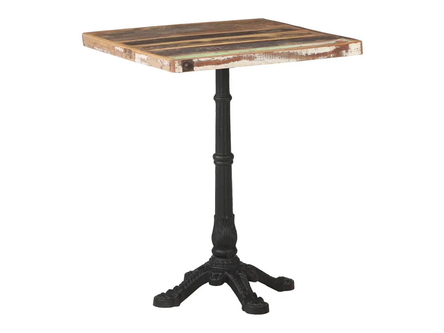 Mesa de bistro 60x60x76 cm Madera maciza recuperada